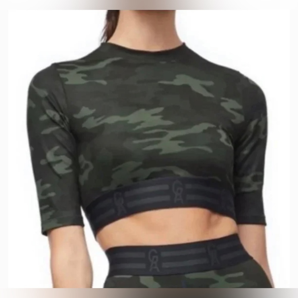Good American performance crop top size S